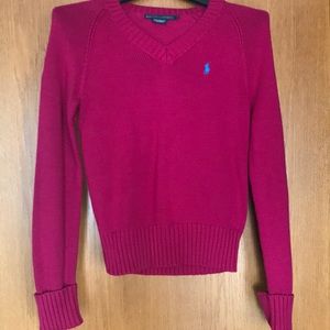 Polo knit sweater